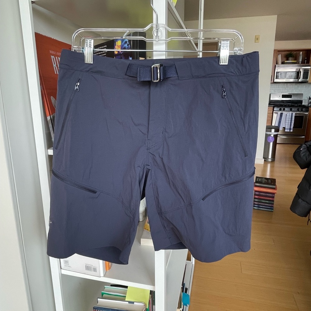 Arc'teryx Blue Athletic Shorts Versatile Design